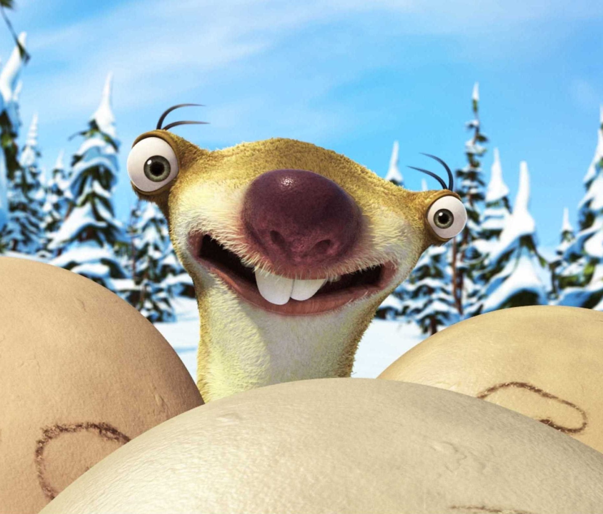 Das Sid From Ice Age Wallpaper 1200x1024