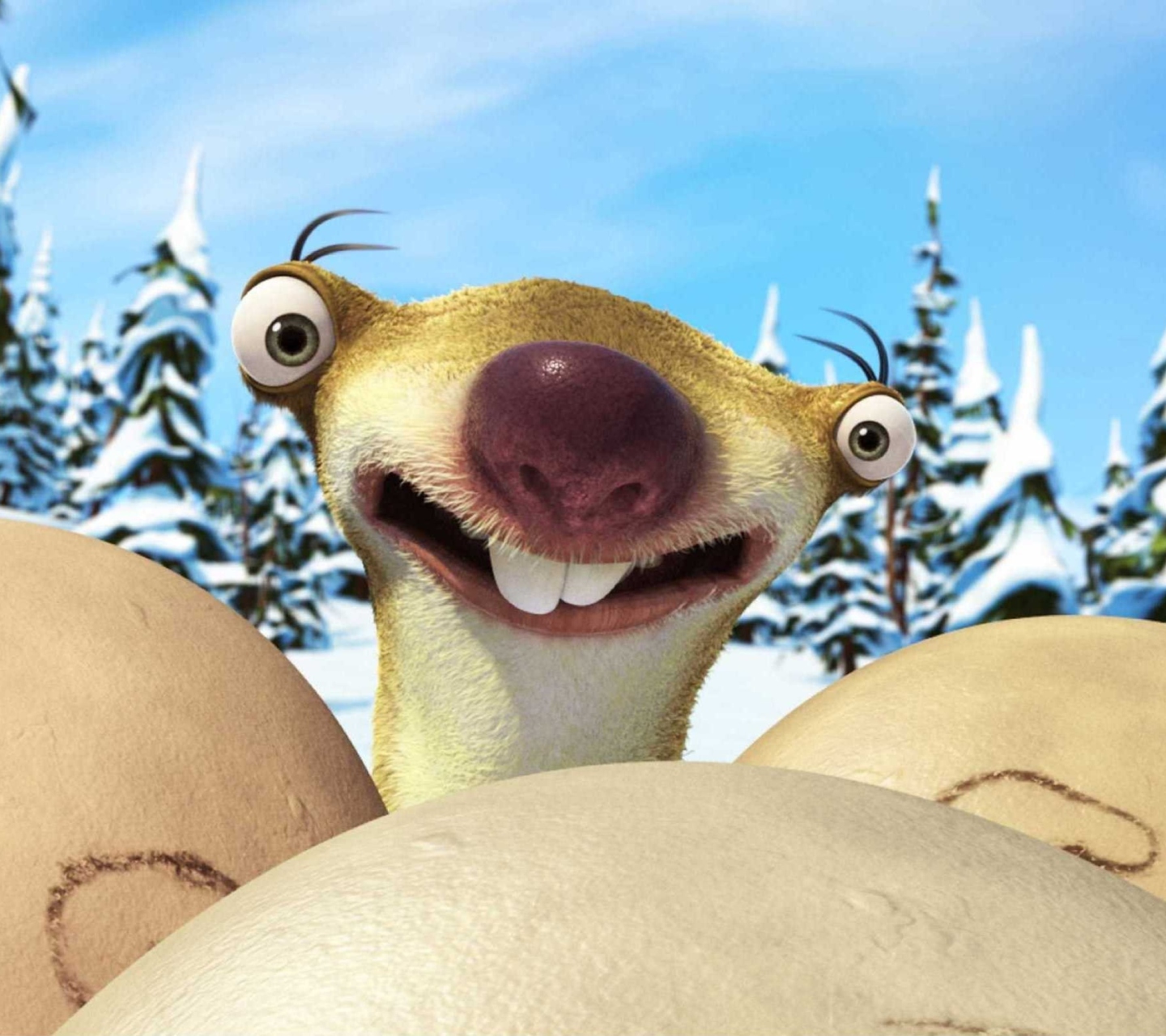 Das Sid From Ice Age Wallpaper 1440x1280