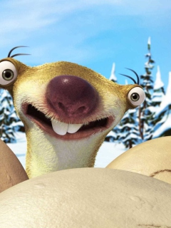Das Sid From Ice Age Wallpaper 240x320