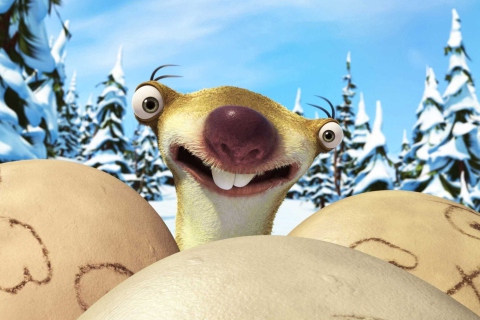 Обои Sid From Ice Age 480x320