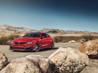 Screenshot №1 pro téma BMW M4 Red 320x240