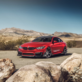 BMW M4 Red - Obrázkek zdarma pro iPad Air