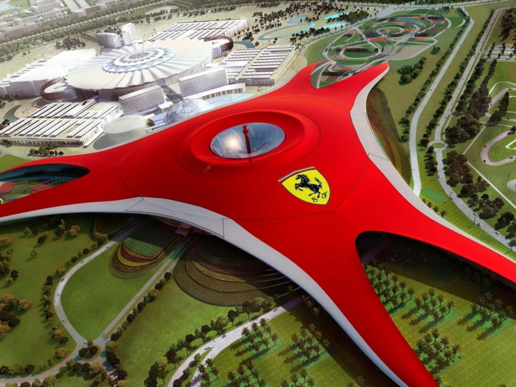 Das Ferrari World Abu Dhabi - Dubai Wallpaper 1024x768