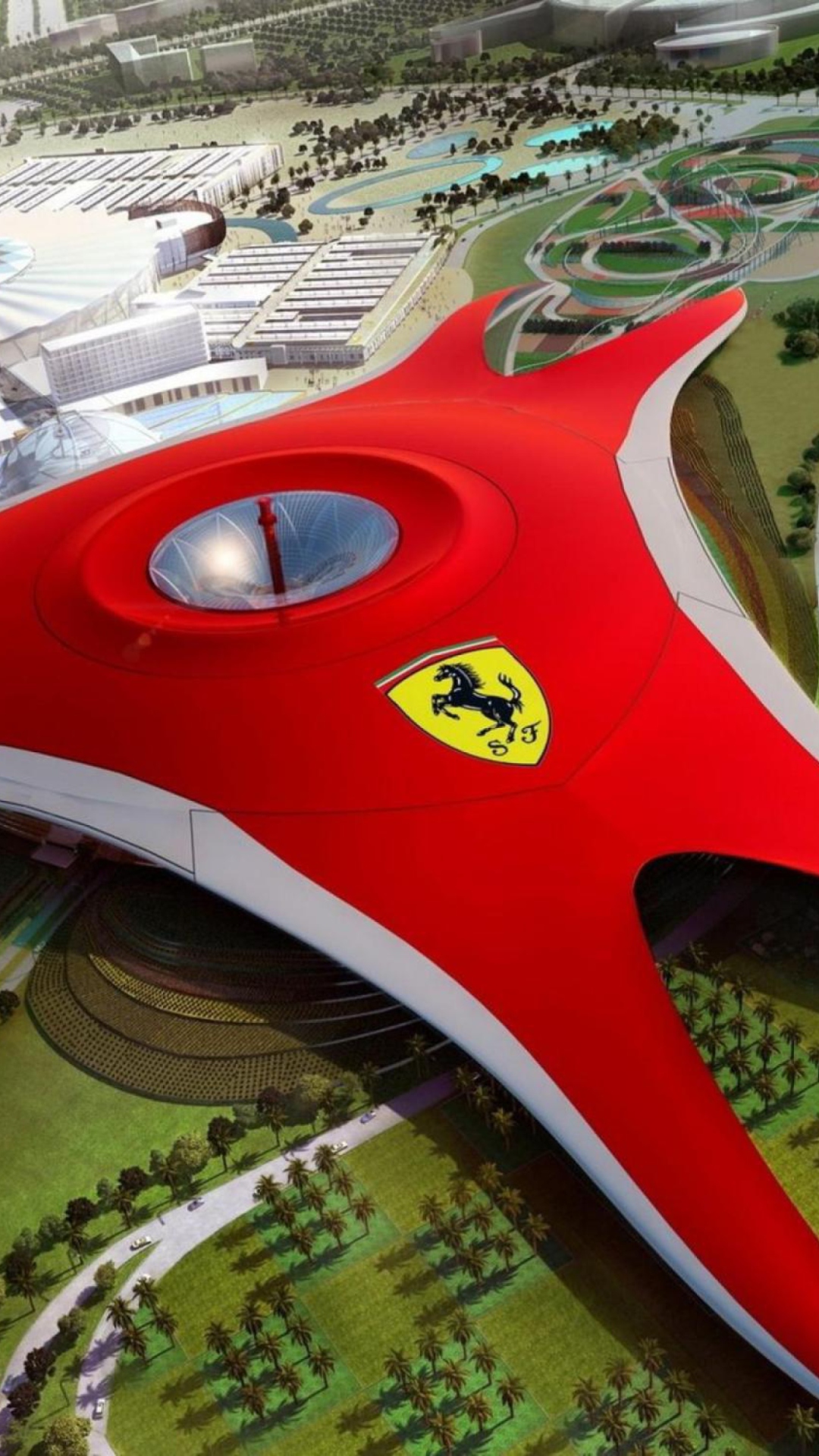 Das Ferrari World Abu Dhabi - Dubai Wallpaper 1080x1920