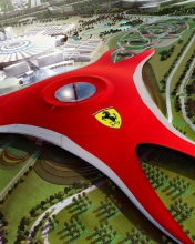 Sfondi Ferrari World Abu Dhabi - Dubai 176x220