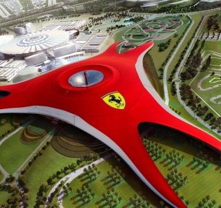 Ferrari World Abu Dhabi - Dubai papel de parede para celular para 1024x1024