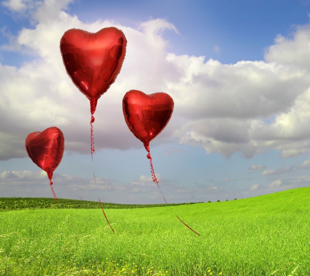 Screenshot №1 pro téma Love Balloons 1080x960