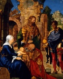 Sfondi Albrecht Durer Adoration of the Magi 128x160
