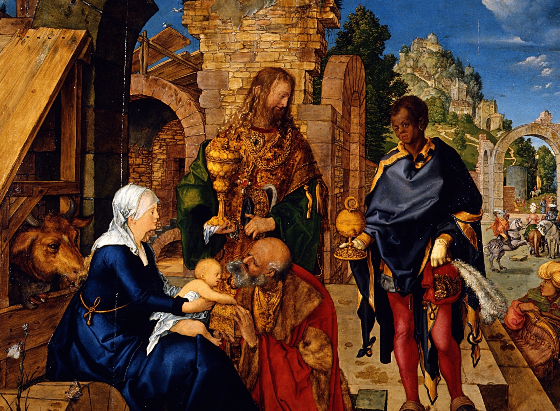 Screenshot №1 pro téma Albrecht Durer Adoration of the Magi 1920x1408