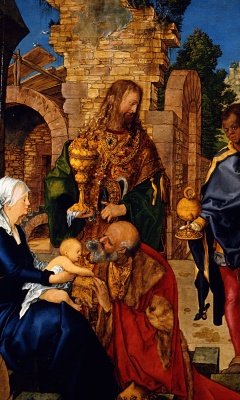 Albrecht Durer Adoration of the Magi screenshot #1 240x400