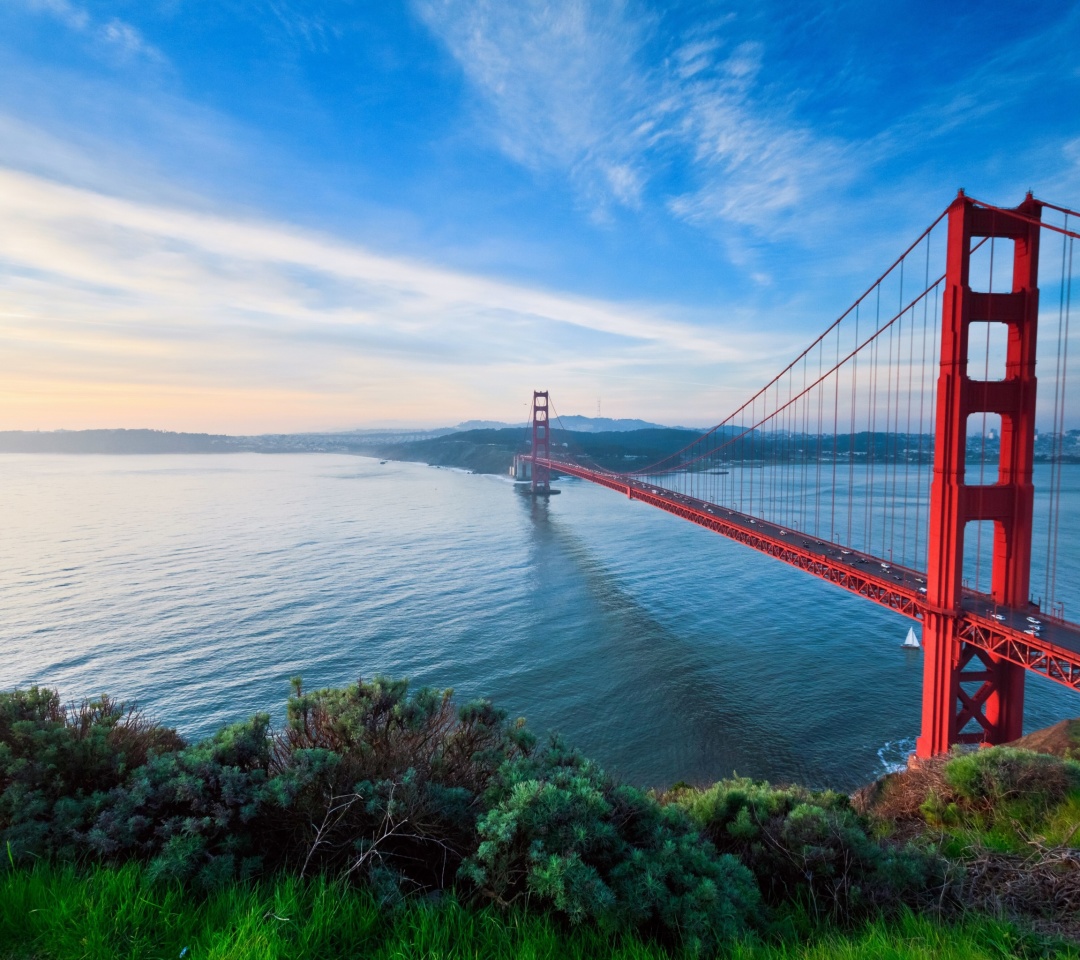Fondo de pantalla San Francisco, Golden gate bridge 1080x960