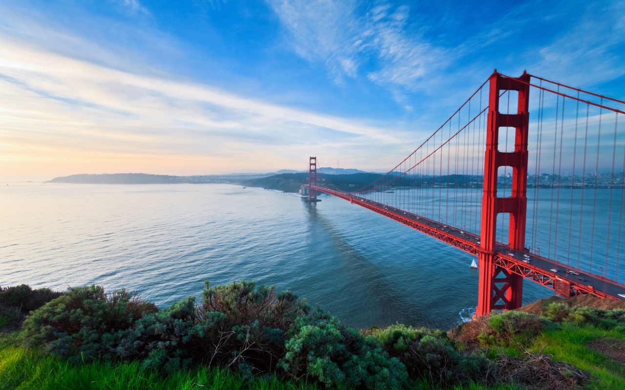 San Francisco, Golden gate bridge screenshot #1 1280x800