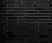 Fondo de pantalla Black Brick Wall 176x144