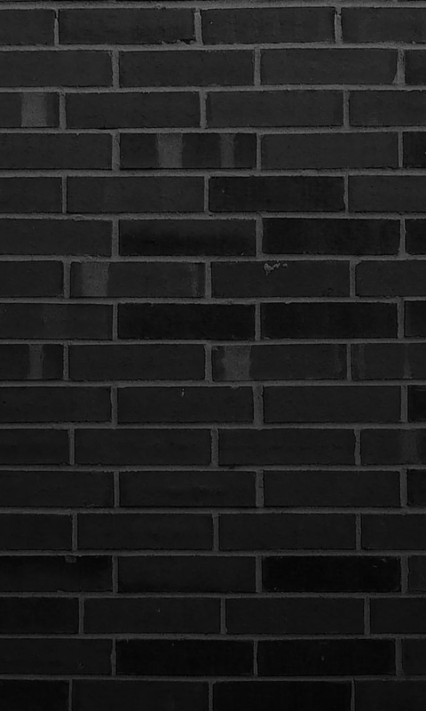 Black Brick Wall wallpaper 480x800