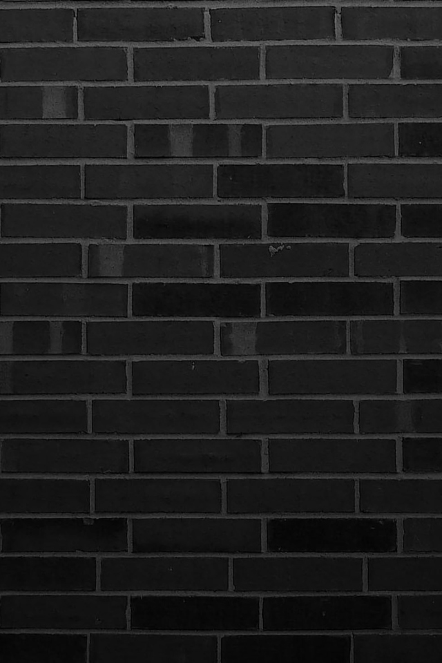 Screenshot №1 pro téma Black Brick Wall 640x960