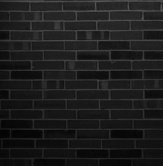 Black Brick Wall papel de parede para celular para 1024x1024