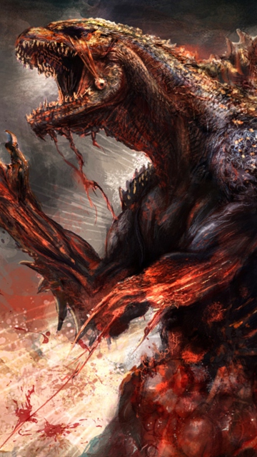 Fondo de pantalla Godzilla 2014 Concept 360x640