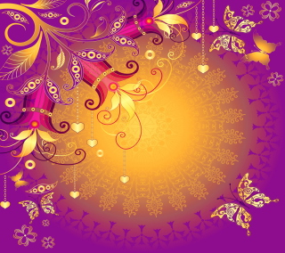 Floral Butterflies - Obrázkek zdarma pro iPad Air