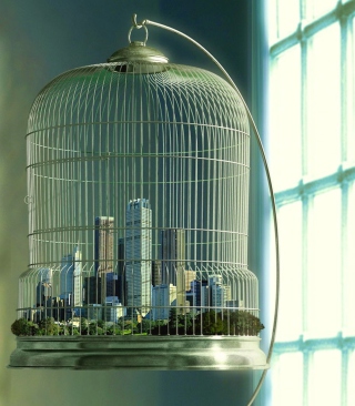 Life In Cage - Obrázkek zdarma pro iPhone 4