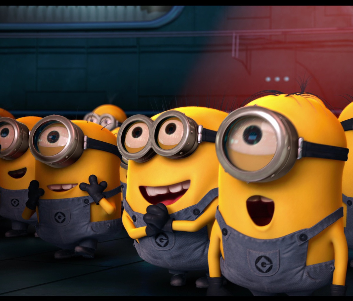 Das Minions Wallpaper 1200x1024