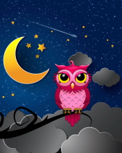 Обои Silent Owl Night 176x220