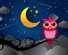 Обои Silent Owl Night 220x176