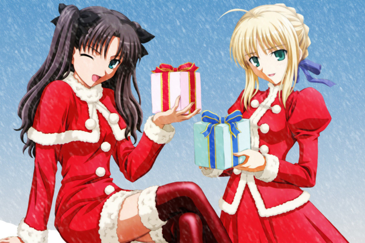 Anime Christmas wallpaper