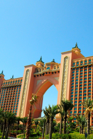 Fondo de pantalla Atlantis The Palm Hotel & Resort, Dubai 320x480
