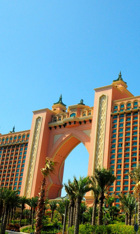 Das Atlantis The Palm Hotel & Resort, Dubai Wallpaper 480x800