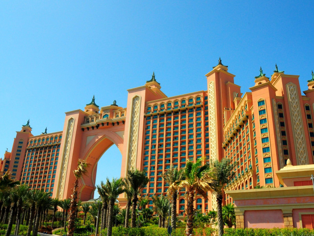 Fondo de pantalla Atlantis The Palm Hotel & Resort, Dubai 640x480