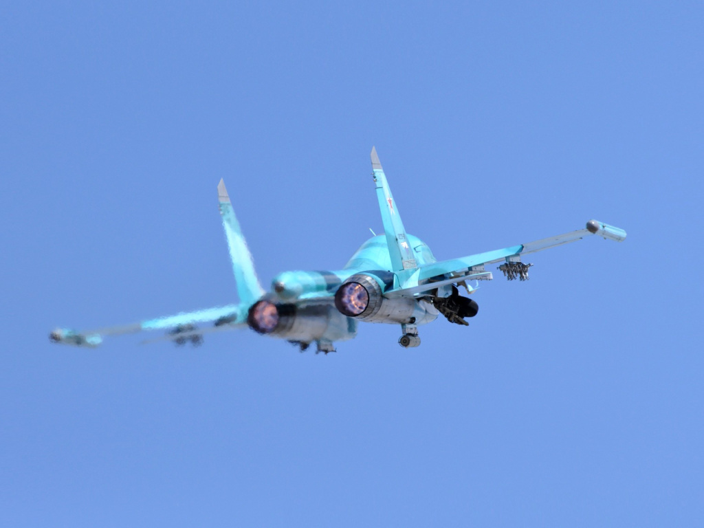 Обои Military Sukhoi Su 34 1024x768