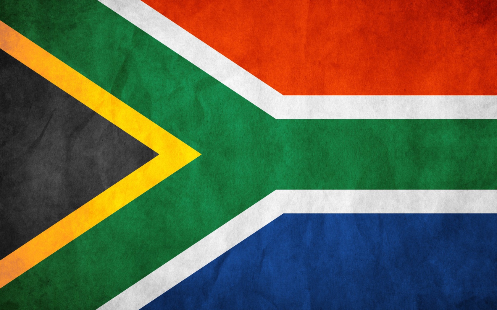 Das South Africa Flag Wallpaper 1680x1050