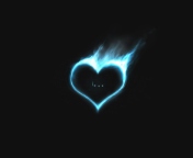 Обои Love Is On Fire 176x144