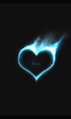 Screenshot №1 pro téma Love Is On Fire 240x400