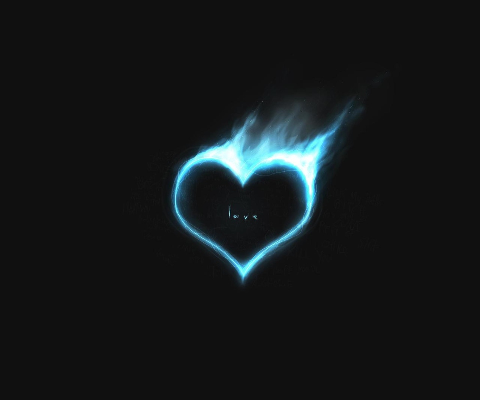 Screenshot №1 pro téma Love Is On Fire 960x800