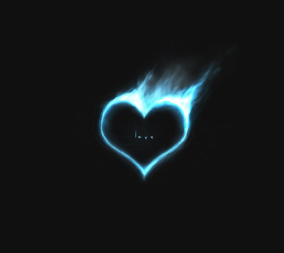Sfondi Love Is On Fire 960x854