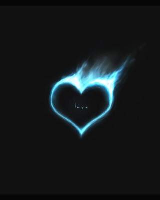 Love Is On Fire - Obrázkek zdarma pro iPhone 4