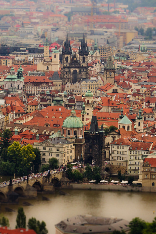 Screenshot №1 pro téma Prague, Czech Republic, Vltava River 640x960