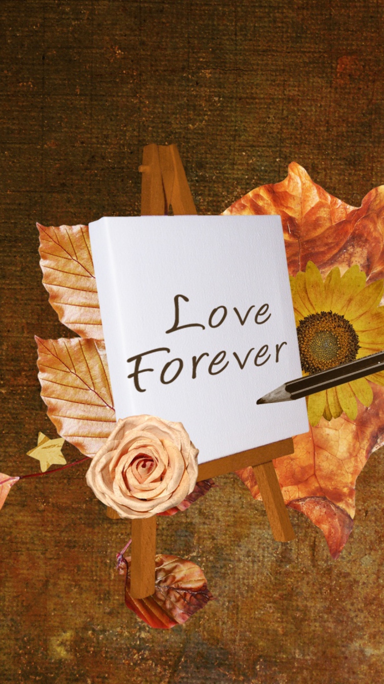Das Love Forever Wallpaper 750x1334