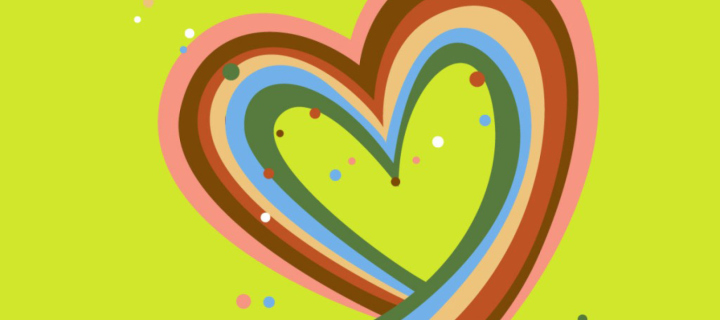 Das Valentine Heart Wallpaper 720x320