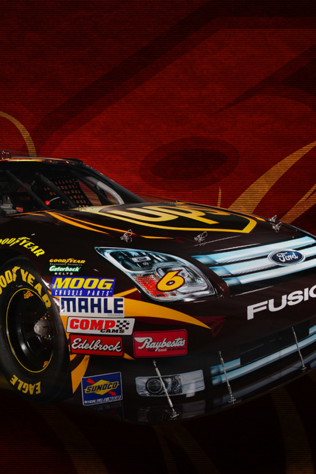 Screenshot №1 pro téma Ford Fusion NASCAR 640x960