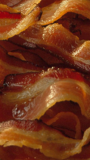 Fondo de pantalla Crispy Bacon 360x640