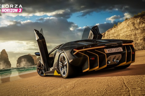 Screenshot №1 pro téma Forza Horizon 3 Racing Game 480x320