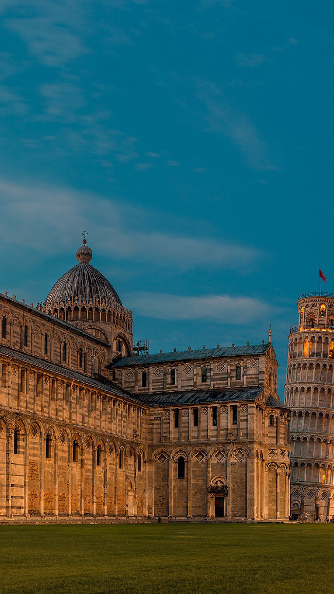 Das Pisa Cathedral and Leaning Tower Wallpaper 1080x1920