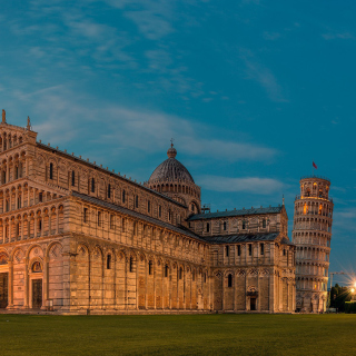 Картинка Pisa Cathedral and Leaning Tower на телефон 1024x1024