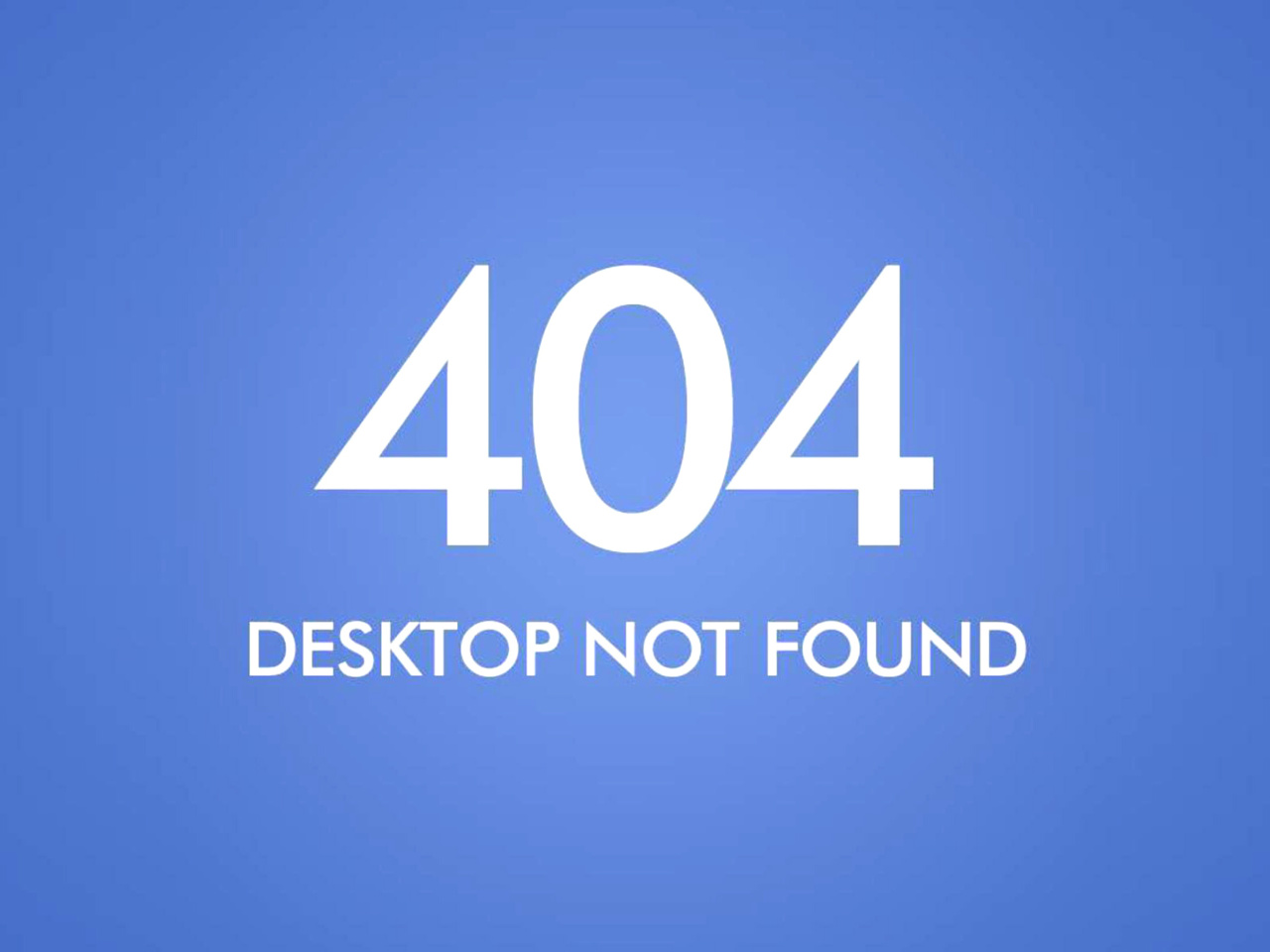 Fondo de pantalla 404 Desktop Not Found 1280x960
