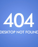 Обои 404 Desktop Not Found 128x160