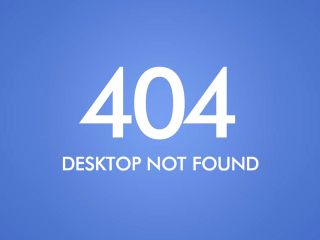 Fondo de pantalla 404 Desktop Not Found 320x240