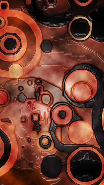 Abstract Circles wallpaper 360x640