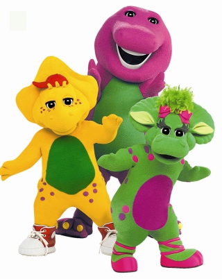 Barney And Friends - Obrázkek zdarma pro 320x480
